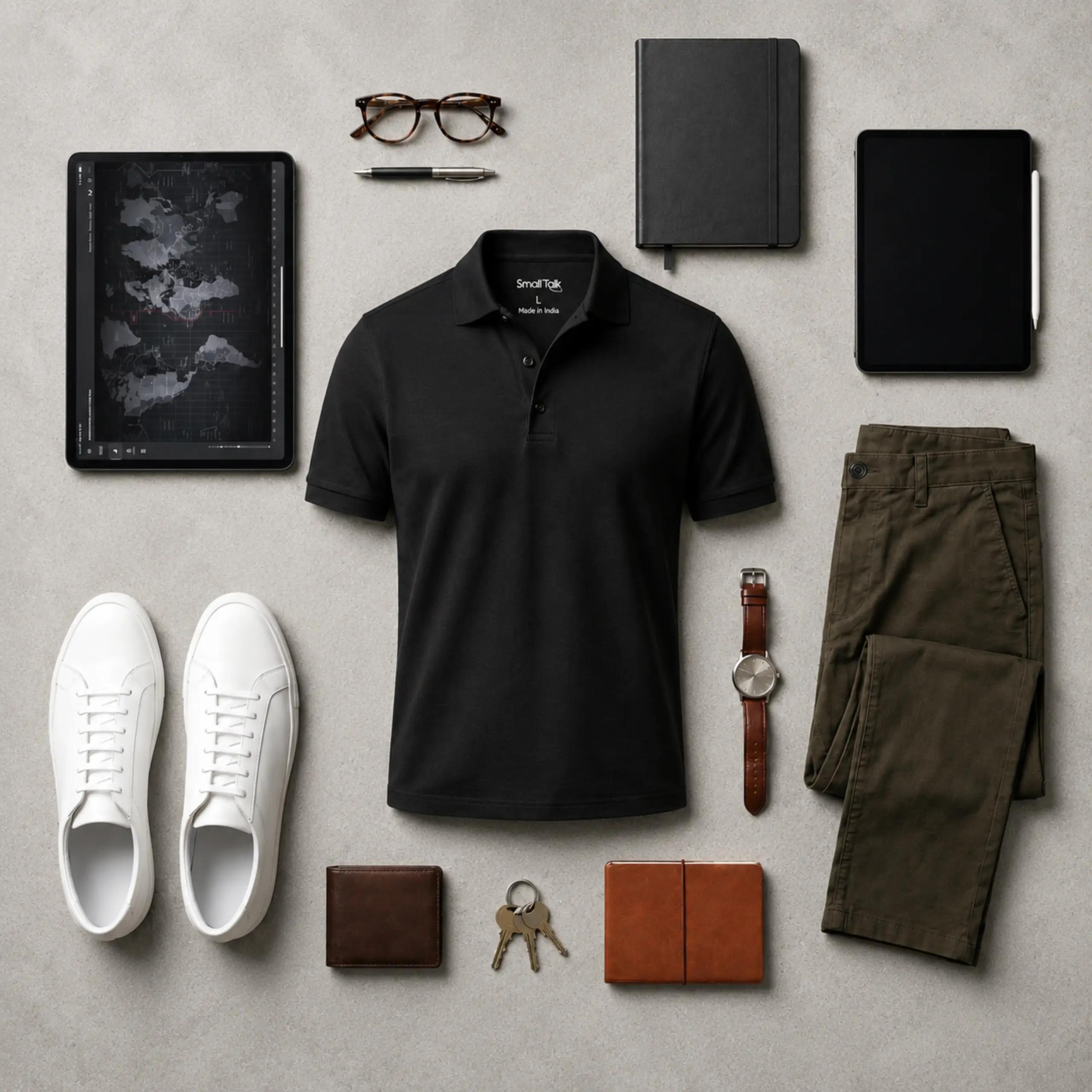 Polo Adults Background Executive Polo Tee — 100% Cotton - Image 1